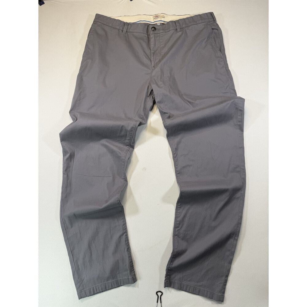 Faherty Brand Chino Pants Mens 40 Gray Stretch Casual Flat Front